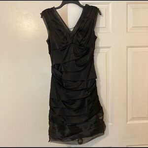 Elegant Black Sleeveless Dress